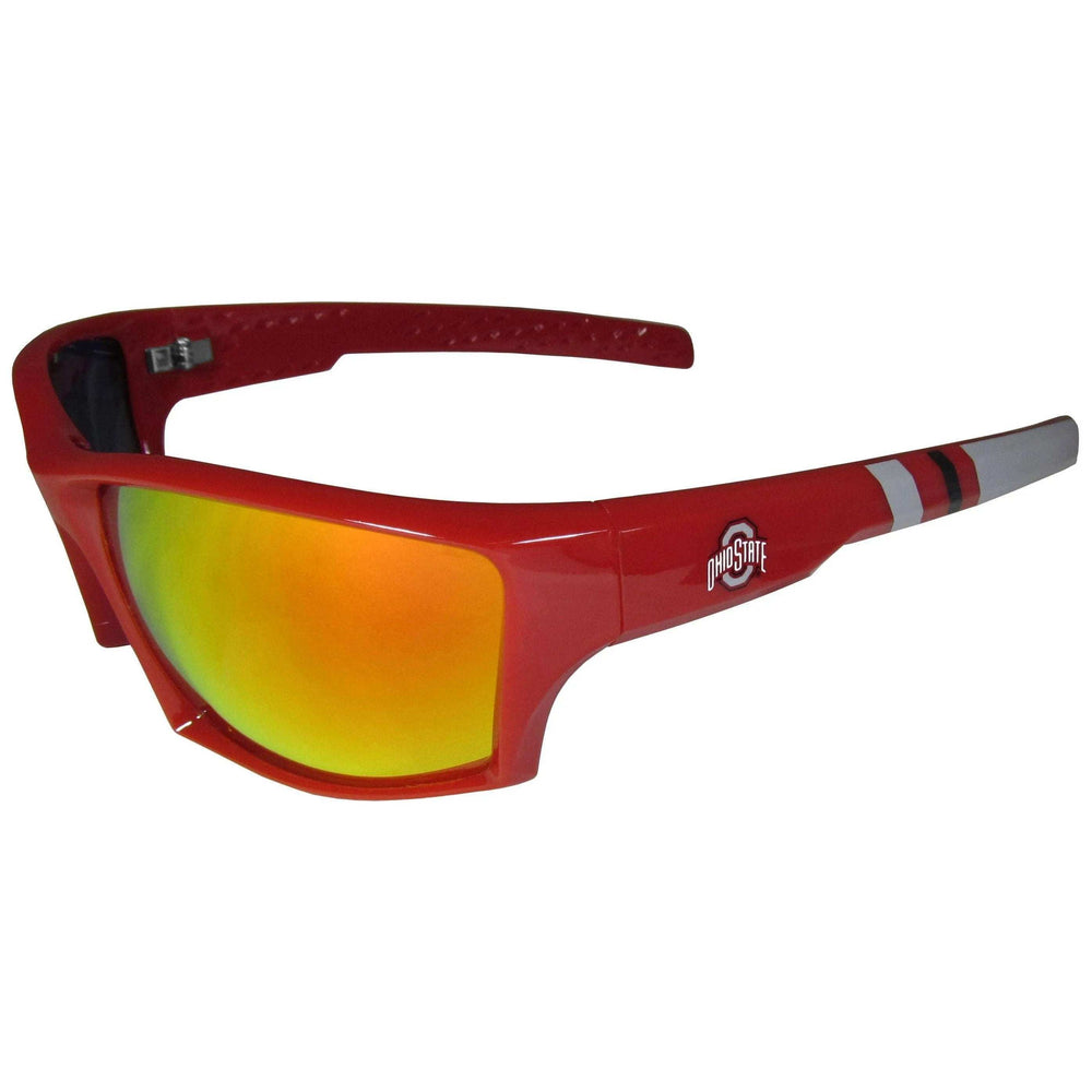 Ohio St. Buckeyes Edge Wrap Sunglasses - Siskiyou Buckle - Flyclothing LLC