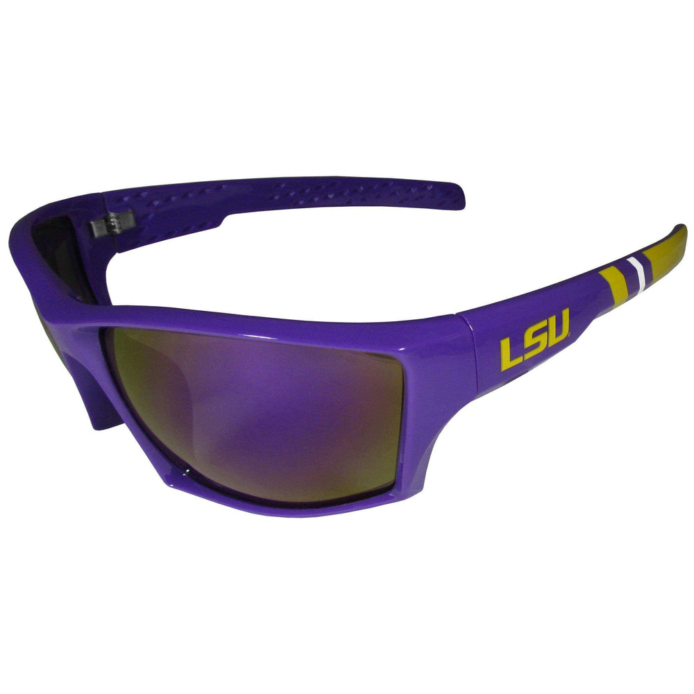 LSU Tigers Edge Wrap Sunglasses - Siskiyou Buckle - Flyclothing LLC