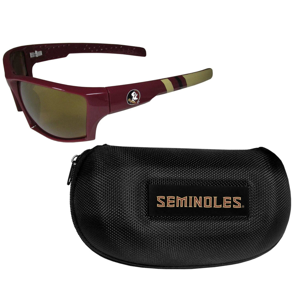 Florida St. Seminoles Edge Wrap Sunglass and Case Set - Siskiyou Buckle - Flyclothing LLC