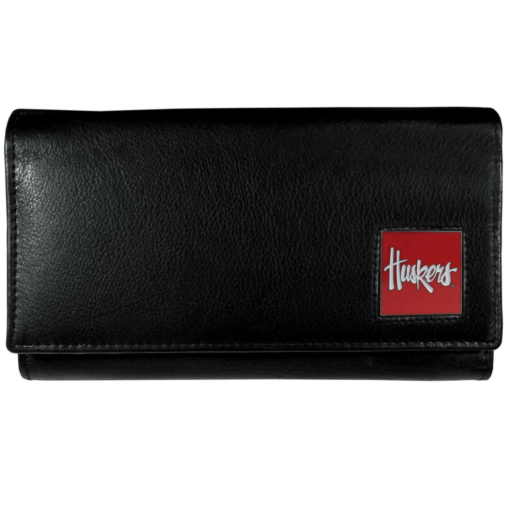 Nebraska Cornhuskers Leather Women's Wallet - Siskiyou Buckle - Flyclothing LLC