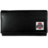 Ohio St. Buckeyes Leather Women's Wallet - Siskiyou Buckle - Flyclothing LLC