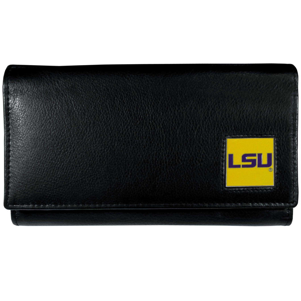 LSU Tigers Leather Women's Wallet - Siskiyou Buckle - Flyclothing LLC