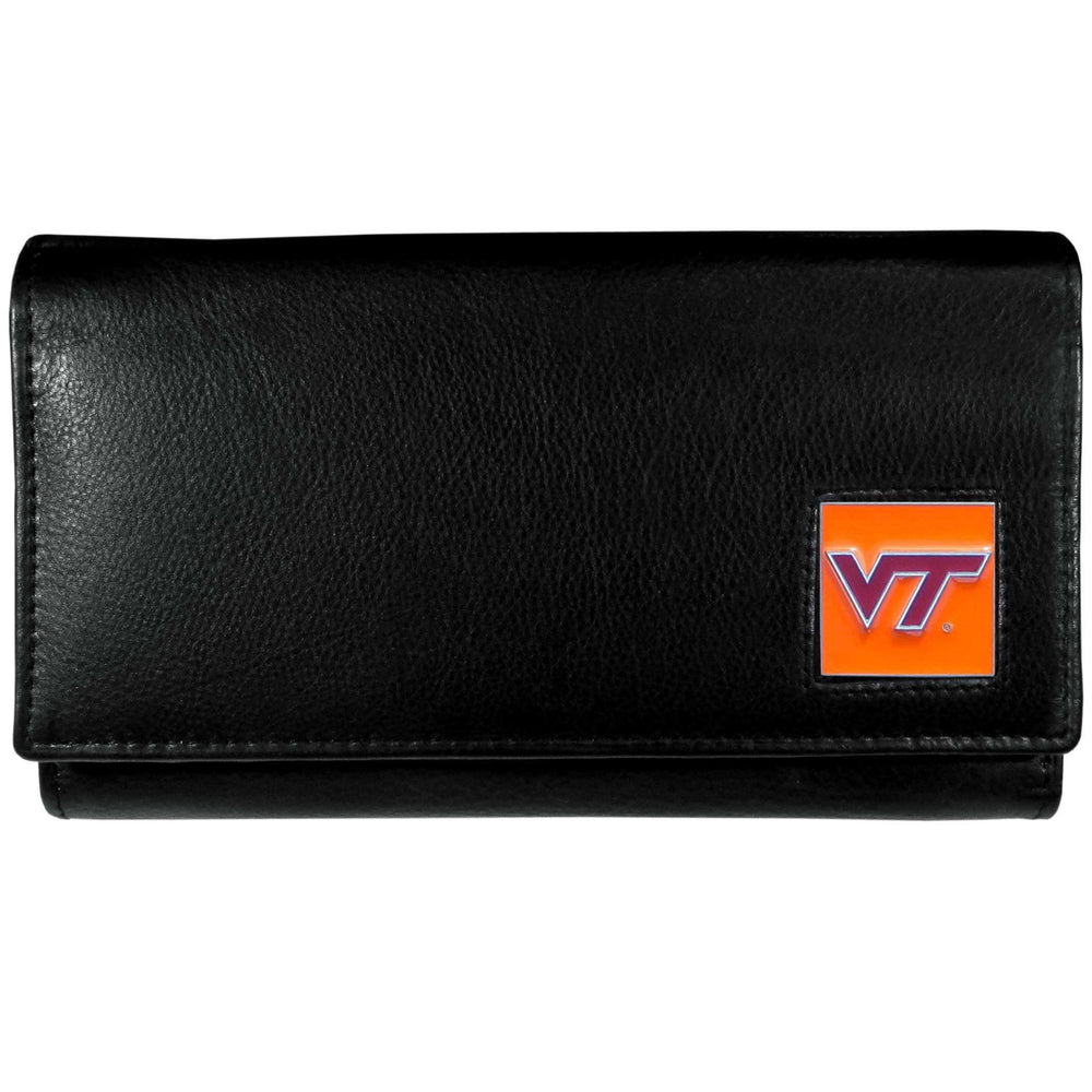 Virginia Tech Hokies Leather Women's Wallet - Siskiyou Buckle - Flyclothing LLC
