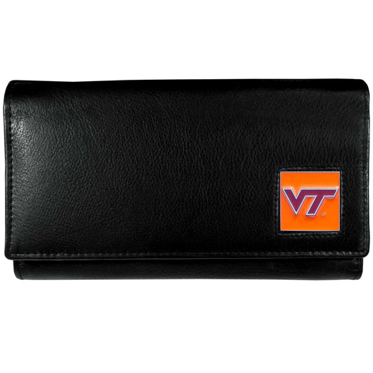 Virginia Tech Hokies Leather Women's Wallet - Siskiyou Buckle - Flyclothing LLC