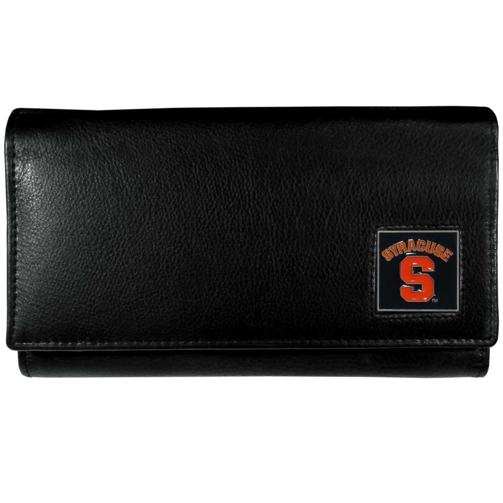 Syracuse Orange Leather Women's Wallet - Siskiyou Buckle - Flyclothing LLC