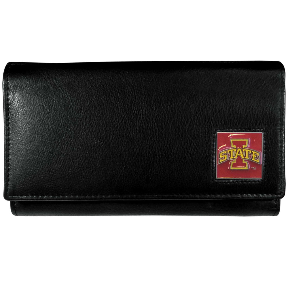 Iowa St. Cyclones Leather Women's Wallet - Siskiyou Buckle - Flyclothing LLC