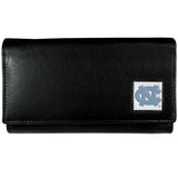 N. Carolina Tar Heels Leather Women's Wallet - Siskiyou Buckle - Flyclothing LLC