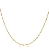 16 Inch Gold Twisted Fashion Chain - JGI - Flyclothing LLC