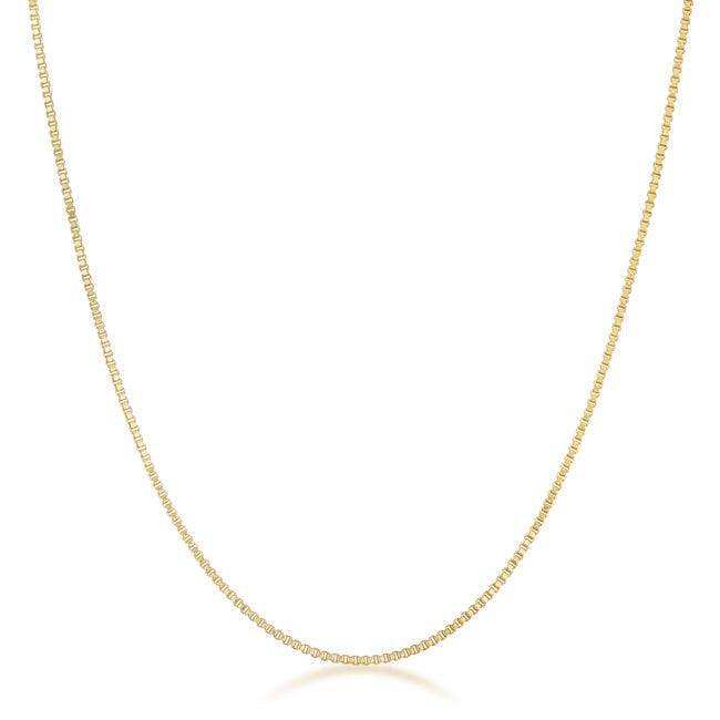 Golden Rolo Chain - 1mm - JGI - Flyclothing LLC