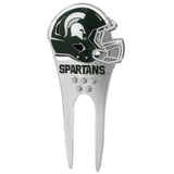 Michigan St. Spartans Divot Tool and Ball Marker - Siskiyou Buckle - Flyclothing LLC