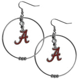 Alabama Crimson Tide 2 Inch Hoop Earrings - Siskiyou Buckle - Flyclothing LLC