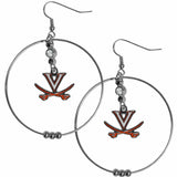 Virginia Cavaliers 2 Inch Hoop Earrings - Siskiyou Buckle - Flyclothing LLC