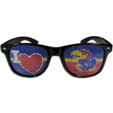 Kansas Jayhawks I Heart Game Day Shades - Siskiyou Buckle - Flyclothing LLC