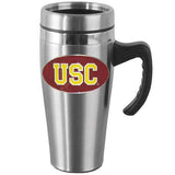 USC Trojans Steel Travel Mug w/Handle - Siskiyou Buckle - Flyclothing LLC