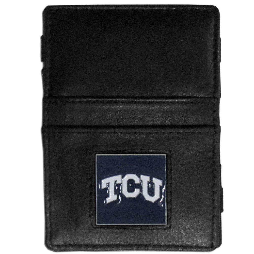 TCU Horned Frogs Leather Jacob's Ladder Wallet - Siskiyou Buckle - Flyclothing LLC