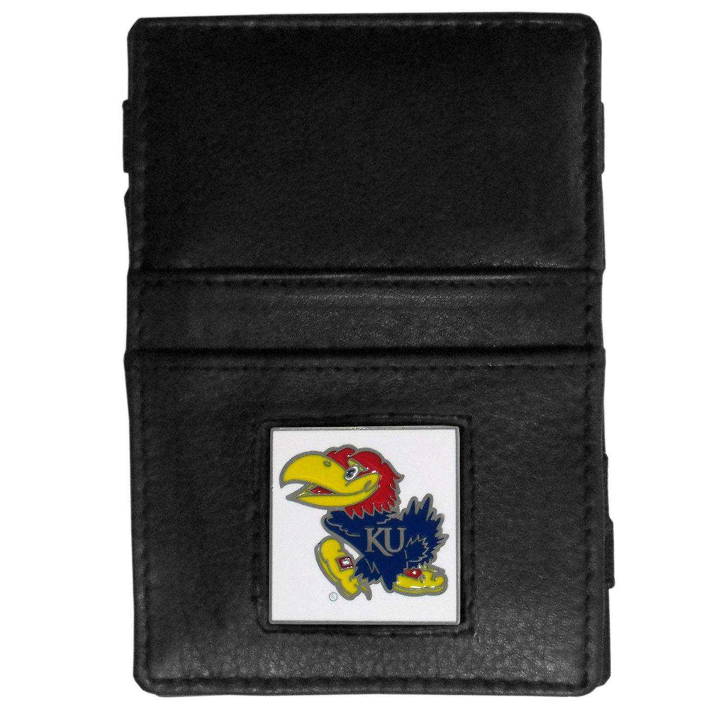 Kansas Jayhawks Leather Jacob's Ladder Wallet - Siskiyou Buckle - Flyclothing LLC