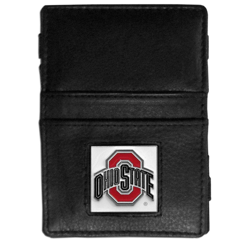 Ohio St. Buckeyes Leather Jacob's Ladder Wallet - Siskiyou Buckle - Flyclothing LLC