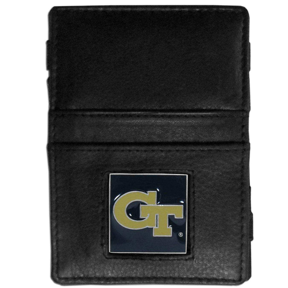 Georgia Tech Yellow Jackets Leather Jacob's Ladder Wallet - Siskiyou Buckle - Flyclothing LLC