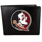 Florida St. Seminoles Leather Bi-fold Wallet, Large Logo - Siskiyou Buckle - Flyclothing LLC