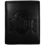Ohio St. Buckeyes Embossed Leather Tri-fold Wallet - Siskiyou Buckle - Flyclothing LLC