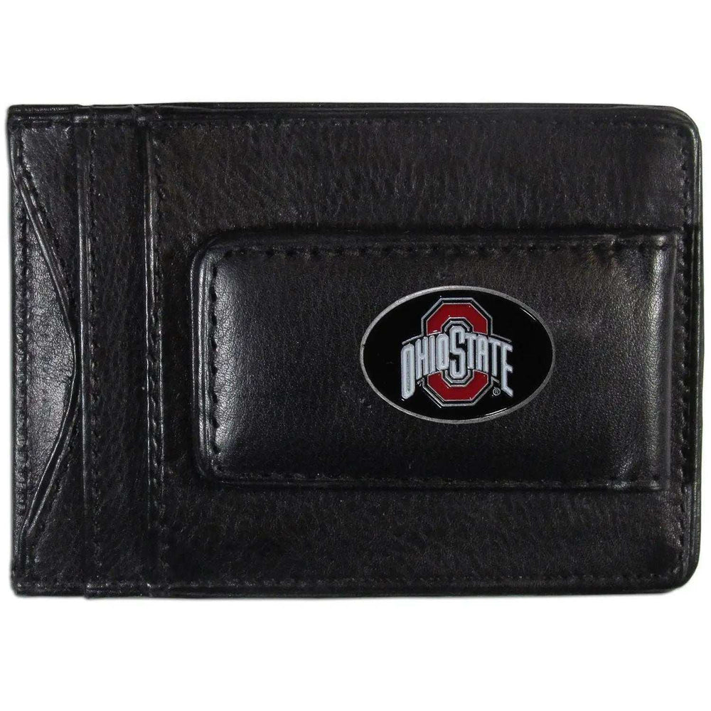 Ohio St. Buckeyes Leather Cash & Cardholder - Siskiyou Buckle - Flyclothing LLC