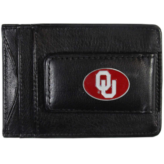 Oklahoma Sooners Leather Cash & Cardholder - Siskiyou Buckle - Flyclothing LLC