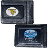 W. Virginia Mountaineers Leather Cash & Cardholder - Siskiyou Buckle - Flyclothing LLC
