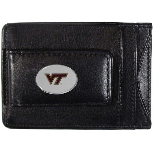 Virginia Tech Hokies Leather Cash & Cardholder - Siskiyou Buckle - Flyclothing LLC