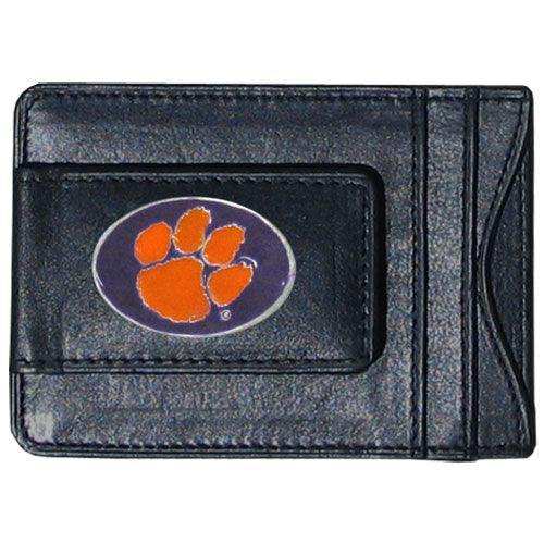 Clemson Tigers Leather Cash & Cardholder - Siskiyou Buckle - Flyclothing LLC