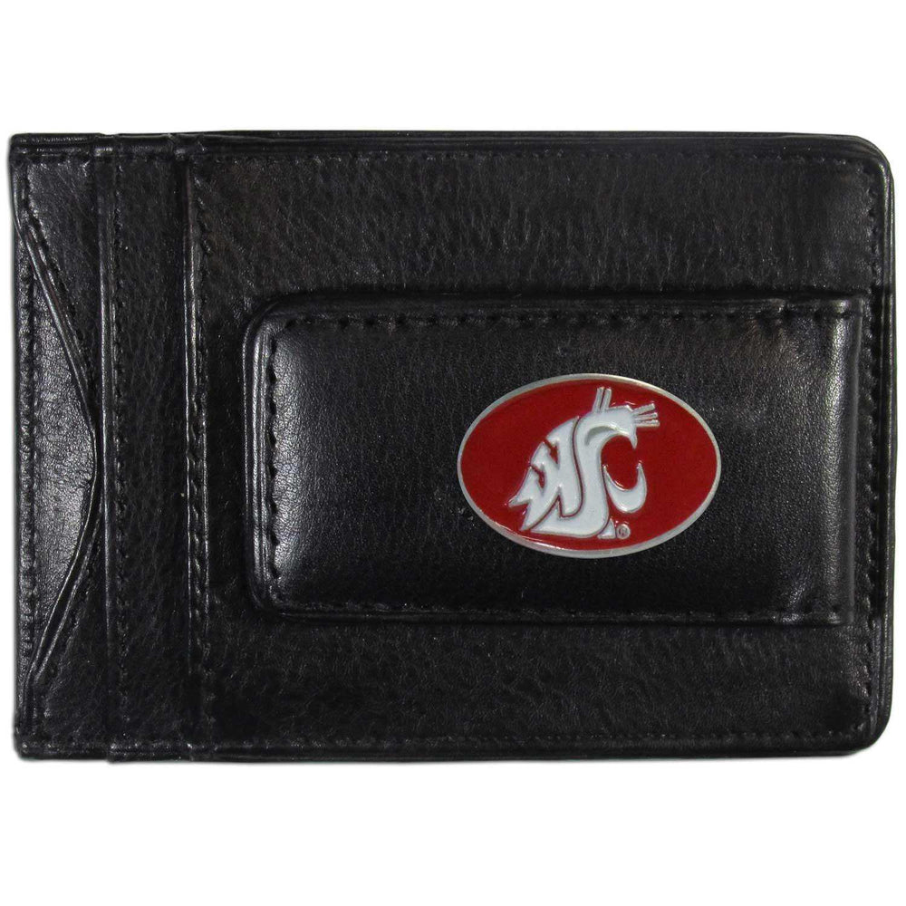 Washington St. Cougars Leather Cash & Cardholder - Siskiyou Buckle - Flyclothing LLC