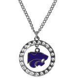 Kansas St. Wildcats Rhinestone Hoop Necklaces - Siskiyou Buckle - Flyclothing LLC