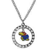 Kansas Jayhawks Rhinestone Hoop Necklaces - Siskiyou Buckle - Flyclothing LLC