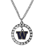 Washington Huskies Rhinestone Hoop Necklaces - Siskiyou Buckle - Flyclothing LLC
