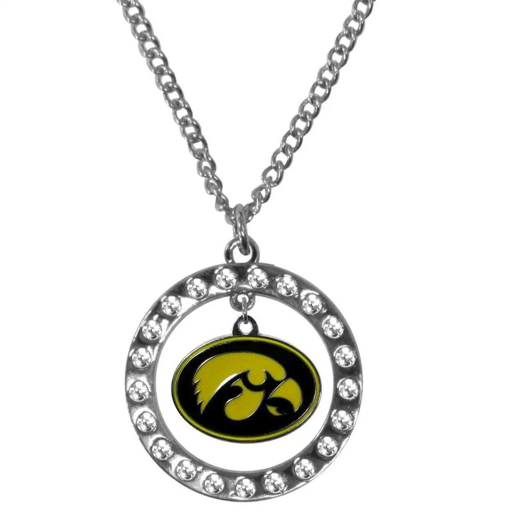 Iowa Hawkeyes Rhinestone Hoop Necklaces - Siskiyou Buckle - Flyclothing LLC