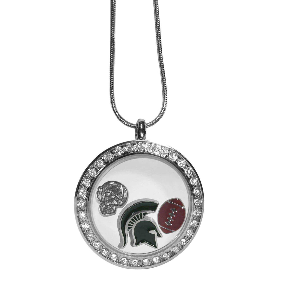 Michigan St. Spartans Locket Necklace - Siskiyou Buckle - Flyclothing LLC