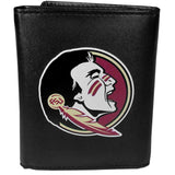 Florida St. Seminoles Leather Tri-fold Wallet, Large Logo - Siskiyou Buckle - Flyclothing LLC