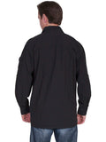 Scully BLACK MEN'S GUSSET POCKET SHIRT - Scully Leather - Flyclothing LLC