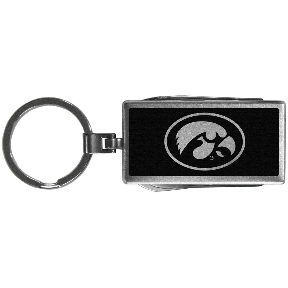 Iowa Hawkeyes Multi-tool Key Chain, Black - Siskiyou Buckle - Flyclothing LLC
