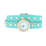 Mint Round Studded Wrap Watch - JGI - Flyclothing LLC