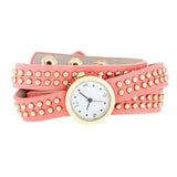 Pink Mini Studded Wrap Watch - JGI - Flyclothing LLC