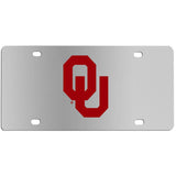 Oklahoma Sooners Steel License Plate Wall Plaque - Siskiyou Buckle - Flyclothing LLC