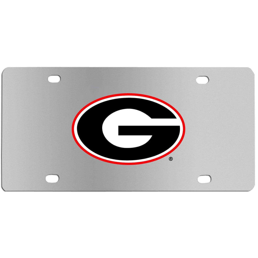 Georgia Bulldogs Steel License Plate Wall Plaque - Siskiyou Buckle - Flyclothing LLC