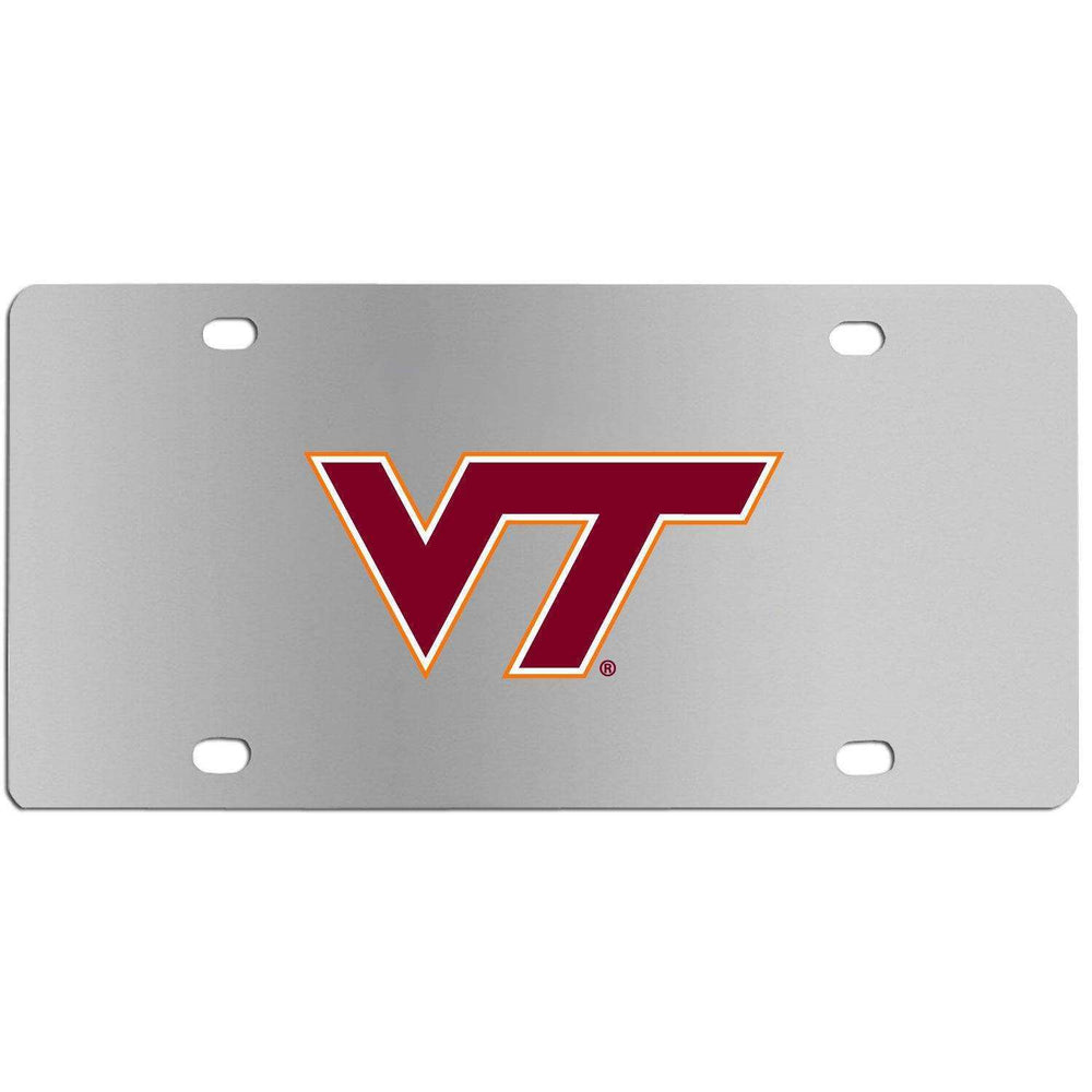 Virginia Tech Hokies Steel License Plate Wall Plaque - Siskiyou Buckle - Flyclothing LLC