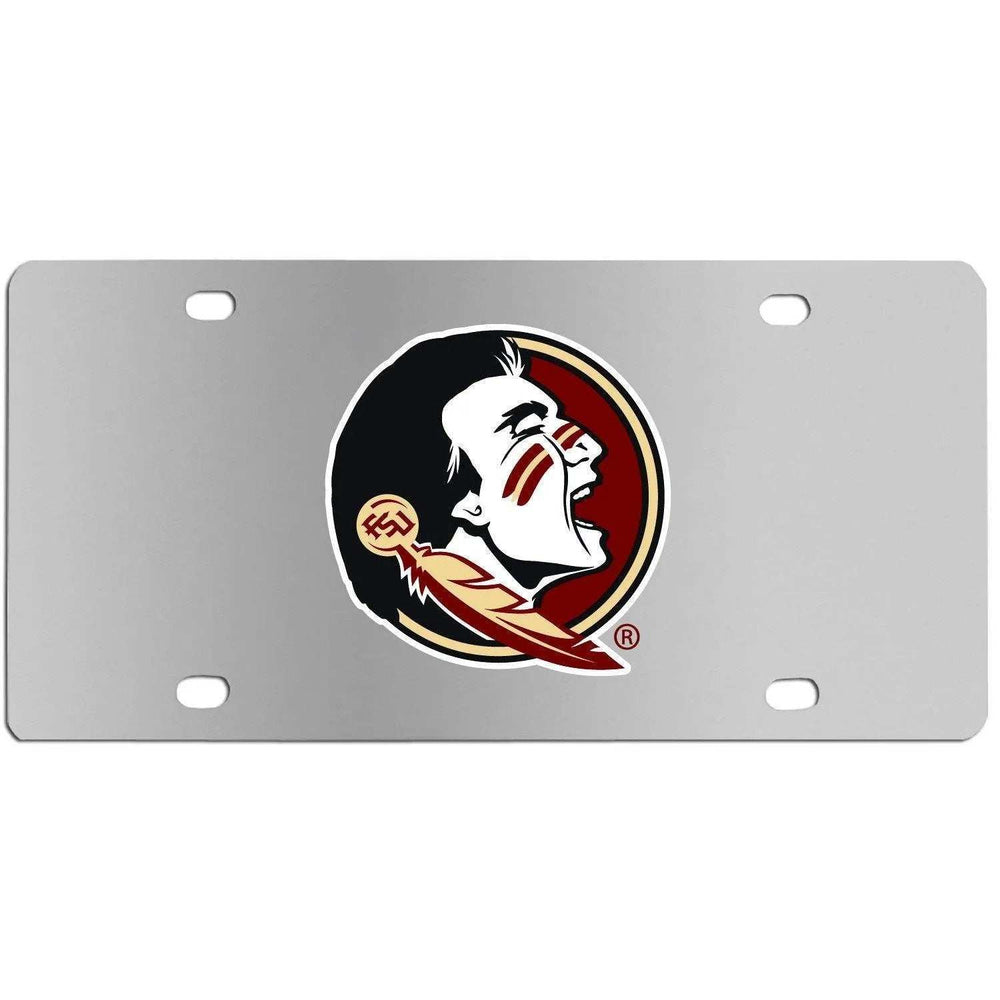 Florida St. Seminoles Steel License Plate Wall Plaque - Siskiyou Buckle - Flyclothing LLC