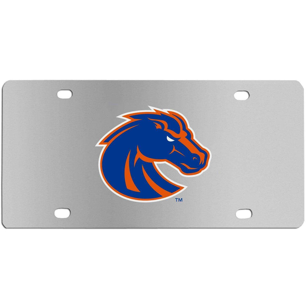 Boise St. Broncos Steel License Plate Wall Plaque - Siskiyou Buckle - Flyclothing LLC