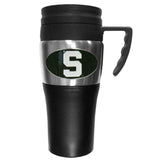 Michigan St. Spartans Steel Travel Mug w/Handle - Siskiyou Buckle - Flyclothing LLC