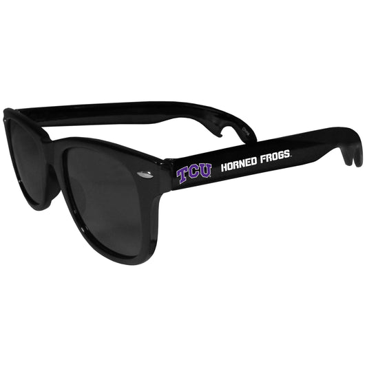 TCU Horned Frogs Beachfarer Bottle Opener Sunglasses - Flyclothing LLC