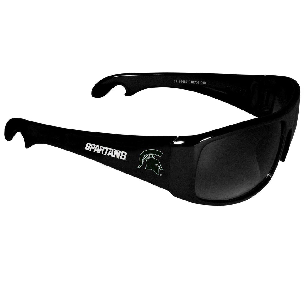 Michigan St. Spartans Wrap Bottle Opener Sunglasses - Siskiyou Buckle - Flyclothing LLC