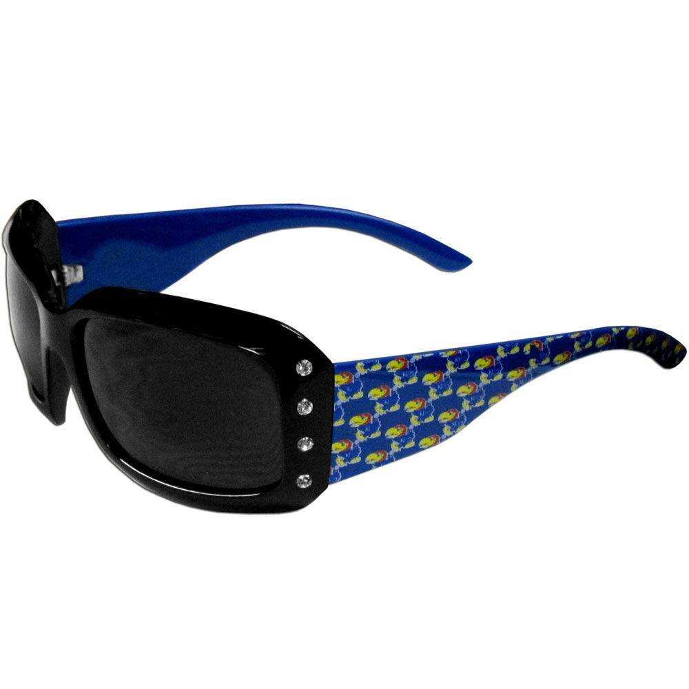 Kansas Jayhawks Designer Women's Sunglasses - Siskiyou Buckle - Flyclothing LLC