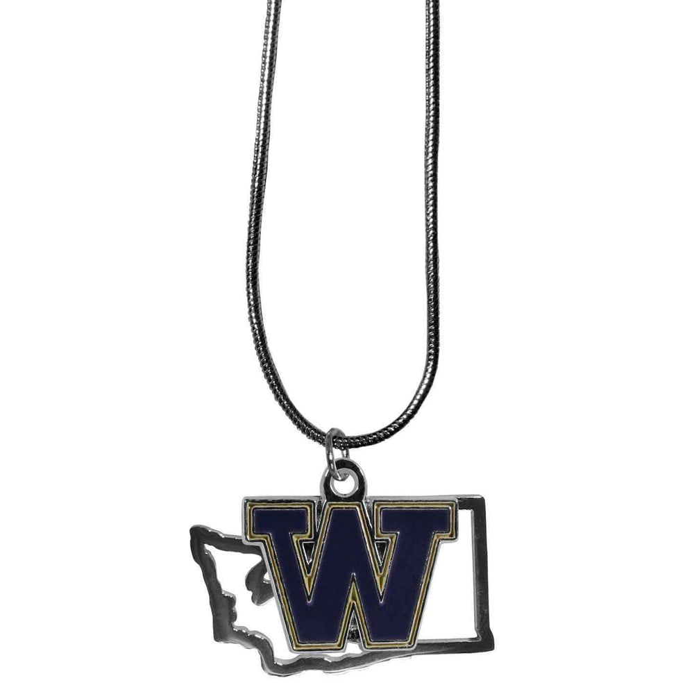 Washington Huskies State Charm Necklace - Siskiyou Buckle - Flyclothing LLC